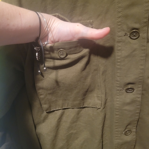 NWOT No Boundaries Cargo Style Jacket Size Large 11-13 - Picture 5 of 9